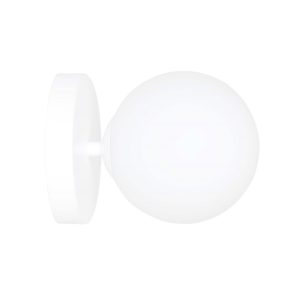 Απλίκα Φωτιστικό Τοίχου 1xE14 Ατσάλι-Γυαλί HALLDOR 1025/K1