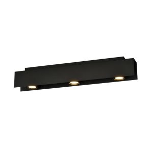 Φωτιστικό Οροφής 3xGU10 Ατσάλι Μαύρο KENNO 1141/3